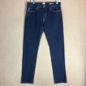 Hiroshi Kato “The Pen” Slim Jeans – Selvedge Raw Stretch Denim – Blue – Size 34